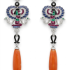 עגילי פלטינה בסגנון Egyptian Revival – יצירת אמנות עם השראה היסטורית