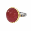 Vintage 14K Yellow Gold Sapphire, Ruby Ring