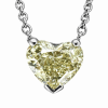 Modern 14K White Gold Diamonds Necklace