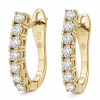 Classic 14K Gold Diamonds Earrings