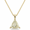 Modern 14K Yellow Gold Diamonds Necklace