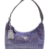 PRADA תיק היד האייקוני Re-Edition 2000 Crystal