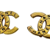 CHANEL Pre-Owned Gold plated CC clip-on earrings