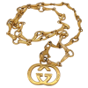 GUCCI Pre-Owned GG logo Horsebit waist chain belt
