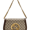 GUCCI Pre-Owned Blondie Beige/Ebony GG Supreme shoulder bag