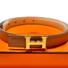 HERMES חגורת עור יוקרתית של מותג העל האייקוני HERMÈS