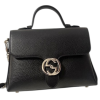 GUCCI Pre-Owned Interlocking G leather top handle bag