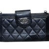 CHANEL Pre-Owned Velvet logo shoulder bag