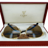 CARTIER משקפי שמש Cartier Santos Aviator Dumont – הדגם האייקוני המשלב בין שפת העיצוב האלגנטית של CARTIER