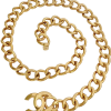 CHANEL Pre-Owned 1996 CC signature gold tone chain belt