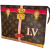 LOUIS VUITTON PRE-OWNED Limited Edition Trompe L’Oeil Monogram Canvas Pouch – Spring/Summer 2018