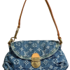 LOUIS VUITTON PRE-OWNED Denim Pleaty Pochette Monogram Bag